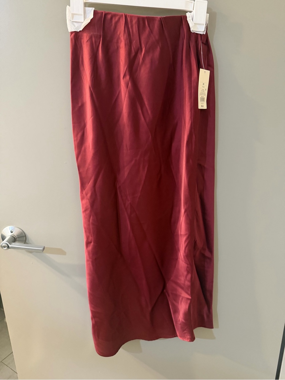a new day red/ Wine colored Maxi Skirt